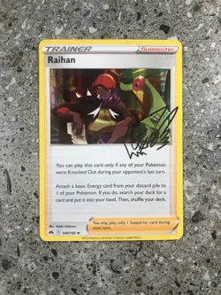 Pokemon TCG Cards Raihan 140/159 Crown Zenith Holo Rare MINT - Image 1