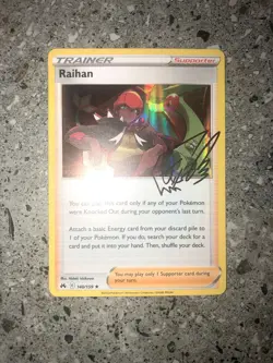 Pokemon TCG Cards Raihan 140/159 Crown Zenith Holo Rare MINT - Image 3