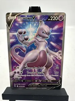 Mewtwo V SWSH229 Sword & Shield Promo Card Holo Rare Pokemon TCG Near Mint - Image 1