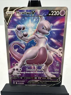 Mewtwo V SWSH229 Sword & Shield Promo Card Holo Rare Pokemon TCG Near Mint - Image 2
