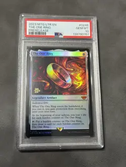 The One Ring Mtg Prerelease Psa 10. Pop 9! - Image 1