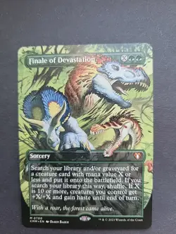 Finale of Devastation (Borderless Alternate Art) [Commander Masters] Lightly Pla - Image 1