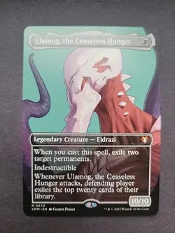 Ulamog, the Ceaseless Hunger - Extended Art CMM NM MTG Borderless - Image 1