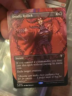 Deadly Rollick - BORDERLESS - NM - MTG - Image 1
