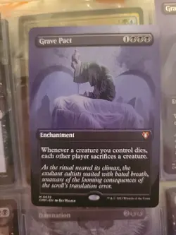 MTG - Grave Pact Borderless - Commander Masters NM - Image 1