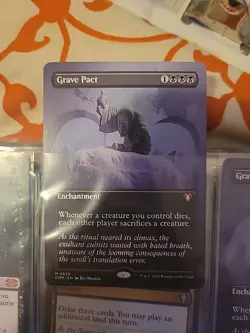 MTG - Grave Pact Borderless - Commander Masters NM - Image 3