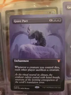 MTG - Grave Pact Borderless - Commander Masters NM - Image 4