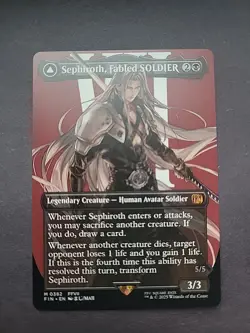 Sephiroth, Fabled SOLDIER / One Winged Angel Borderless - Image 1