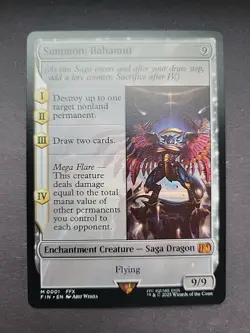 Mint/Near-Mint, English - 1 x MTG Summon: Bahamut Final Fantasy - Image 1