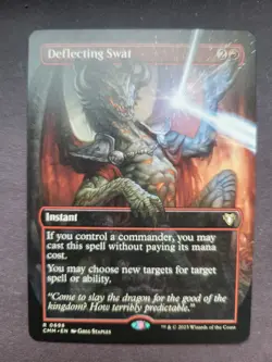 Deflecting Swat - Borderless - Commander Masters Regular - Image 1
