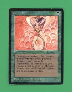 Magic The Gathering MTG Drop Of Honey (Arabian Nights) - Image 1