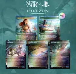 MTG Secret Lair x Horizon: Into the Forbidden West Rainbow FOIL Edition SEALED - Image 3