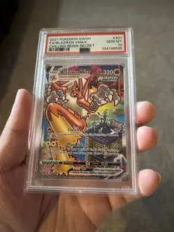 Pokemon Blaziken VMAX Alternate Art Secret Rare Holo Chilling Reign PSA 10 - Image 2