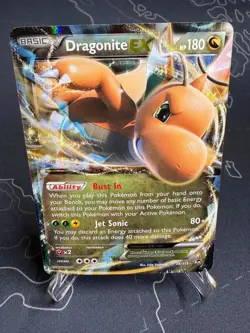 Pokemon Dragonite EX 74/111 XY-Furious Fists Holo LP - Image 1