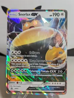 Snorlax GX SM05 Sun And Moon Black Star Promos 2016 Pokemon TCG LP/NM - Image 1