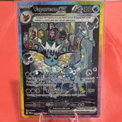 Pokemon Vaporeon ex 149/131 Special Illustration Rare Prismatic Evolutions NM - Image 1