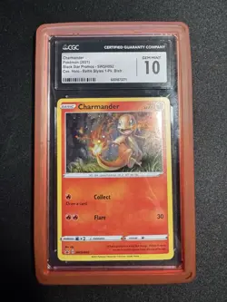 Charmander SWSH092 CGC 10 Holo Promo Blister Pack Pokemon TCG Gem - Image 1