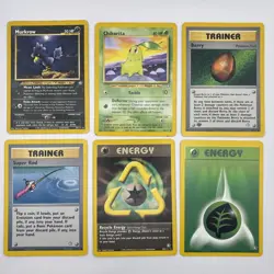 Pokemon TCG Neo Genesis Bundle Murkrow Chikorita Berry Super Rod Recycle Energy - Image 1