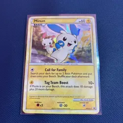 Minun HGSS17 Black Star Promo Cracked Ice Pokemon TCG 2010 LP - Image 3