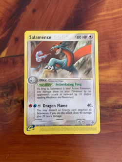 Pokemon SALAMENCE 19/97 EX Dragon Rare LP Non Holo - Image 1