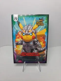 Mechagodzilla (Pikachu) #175 - Galaxy Holo - Electric Pikachu Cosplay - Pokemon - Image 1