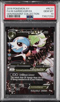 2016 POKEMON XY GENERATIONS RADIANT COLL #RC31 FULL ART/M GARDEVOIR EX PSA 10 - Image 1