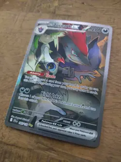 Pokemon TCG N’s Zoroark ex 185/159 SV09: Journey Together Special Illustration - Image 2