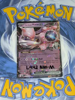 Team Rocket's Mewtwo Ex 081/182 Double Rare Holo Sv10: Destined Rivals Pokemon - Image 2