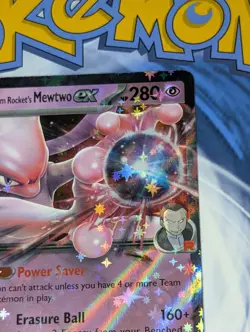 Team Rocket's Mewtwo Ex 081/182 Double Rare Holo Sv10: Destined Rivals Pokemon - Image 4