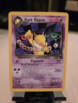 Pokemon TCG Dark Hypno # 26/82 Team Rocket Vintage Rare LP Classic TCG!! - Image 1