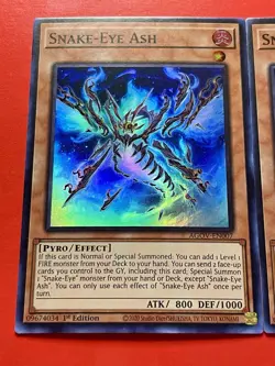 3x Snake-Eye Ash | AGOV-EN007 | Super Rares | LP | 1st Edition | YuGiOh! - Image 4