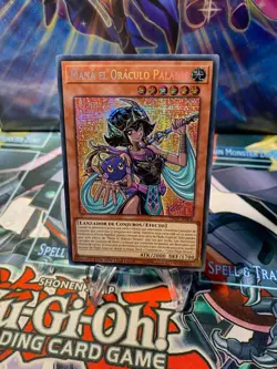 Yu-Gi-Oh! Palladium Oracle Mana Prismatic Secret Rare TN19-SP004 Spanish NM - Image 1