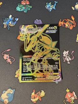Pokemon Cards Rayquaza VMAX TG29/TG30 Secret Rare Silver Tempest - (NM) - Image 1