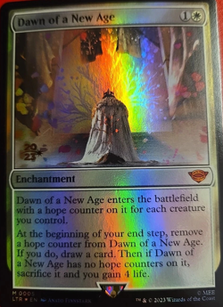 Dawn of a New Age - Prerelease FOIL LOTR MYTHIC MtG TCG Card # 0005 - Image 1
