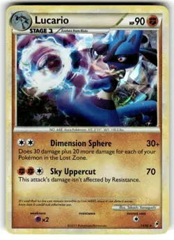 Lucario 14/95 Reverse Holo Call of Legends - Pokemon Card - NM - Image 1