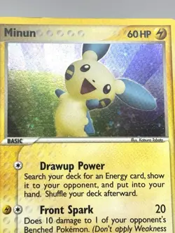 Pokemon Card | 2006 EX Trainer Kit 2: Plusle & Minun | # 6/12 Minun HOLO - Image 2