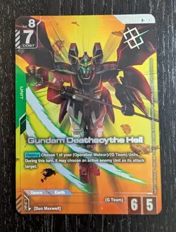 Gundam Deathscythe Hell Winner Foil - GD03-021 R+ - Gundam TCG Card Game - Image 1