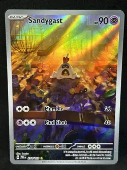 Sandygast 214/193 Illustration Rare Paldea Evolved Pokemon Card - Image 1