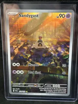 Sandygast 214/193 Illustration Rare Paldea Evolved Pokemon Card - Image 3