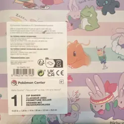 Pokemon Center Goomy Zip Binder 360 Card 9-Pocket Standard Pokemon - Image 2