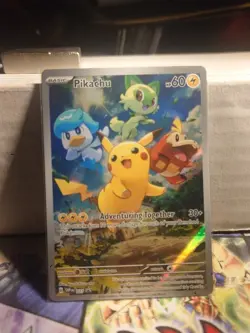 Pikachu - 027 (Pokemon Center Exclusive) 027 Scarlet & Violet Promo Cards Holo - Image 1