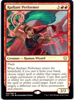 #54 Radiant Performer MTG Commander 2021 Rare - Image 1