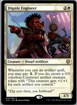 #15 Digsite Engineer Commander 2021 Rare - Image 1