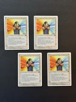 Indestructible Aura x4 Chronicles NM+ NEVER PLAYED MtG Magic VINTAGE FAST SHIP - Image 1