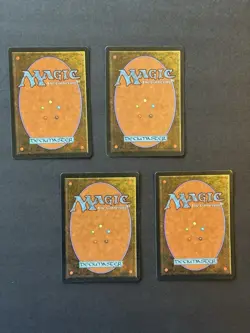 Indestructible Aura x4 Chronicles NM+ NEVER PLAYED MtG Magic VINTAGE FAST SHIP - Image 2