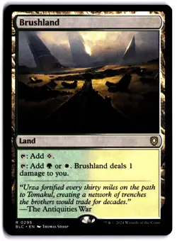 Brushland NM BLC Commander: Bloomburrow MTG - Image 1