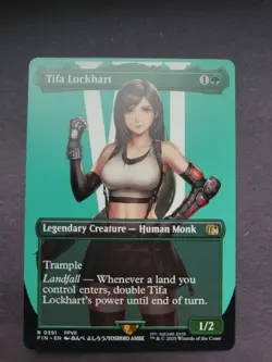 Tifa Lockart - Human Monk - Borderless Regular - MTG - Image 1