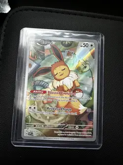 Pokemon TCG Eevee #173 Prismatic Evolutions ETB Black Star Holo Promo 2025 - Image 1