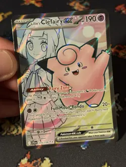 Pokemon Cards Clefairy ex 173/159 Full Art Secret Rare Journey Together - (NM) - Image 2