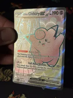 Pokemon Cards Clefairy ex 173/159 Full Art Secret Rare Journey Together - (NM) - Image 3